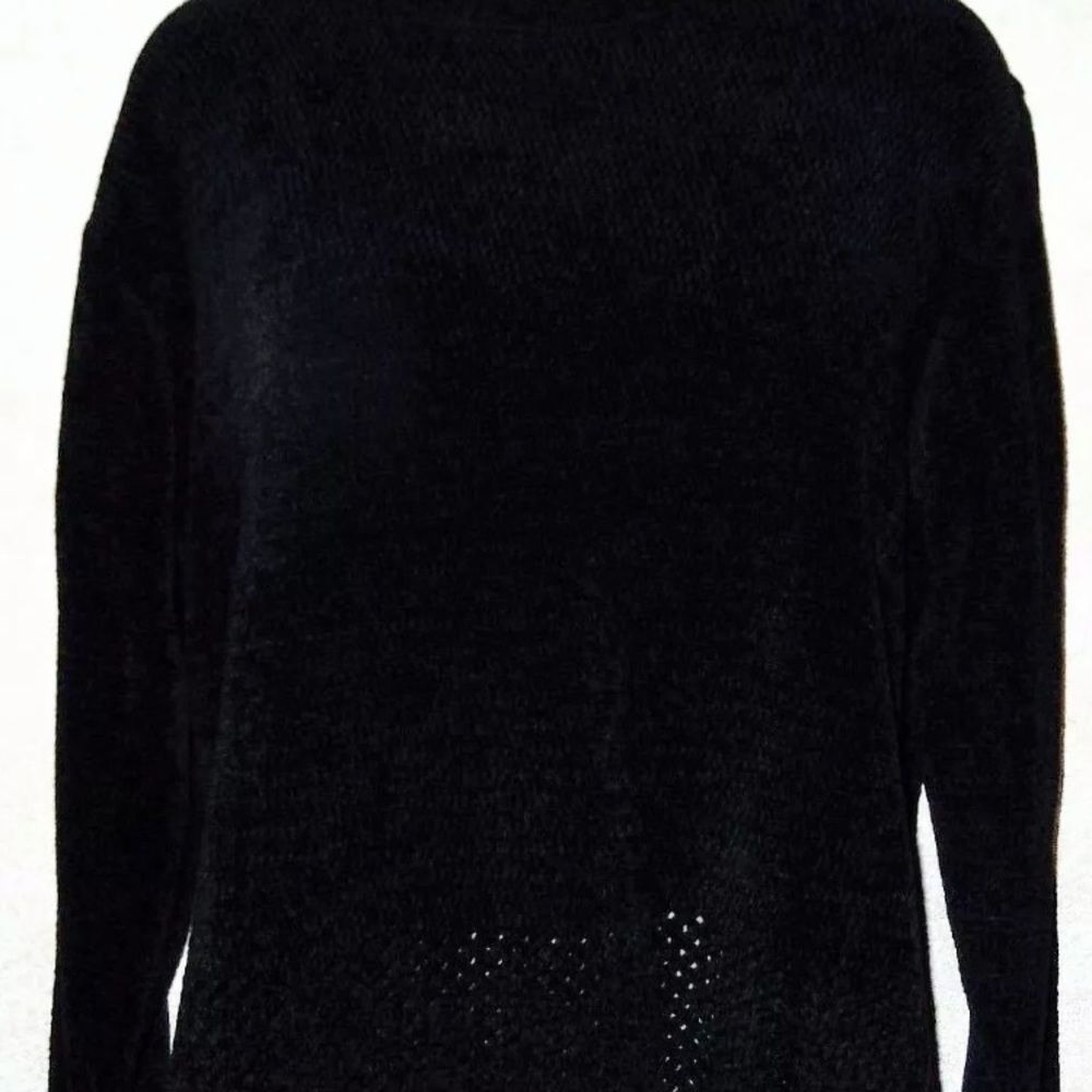 SAG HARBOR Soft Sweater Bottom Cutout M